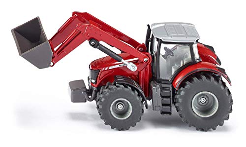 SIKU Farmer Massey Ferguson con Cargador Frontal, Color Rojo (Sieper GmbH 1985)