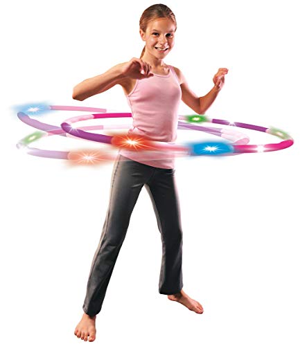 Simba- Hula Hoop-107402215 Hoop con luz, Multicolor (107402215)