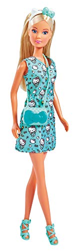 Simba SIMBA-109283009 Toys Love-Muñeca Steffi Fashion, Ropa y Accesorios Hello Kitty, 29cm, 3 Disponibles, recibirás Forma aleatoria. No es Posible preseleccionar Modelo, Color (109283009)