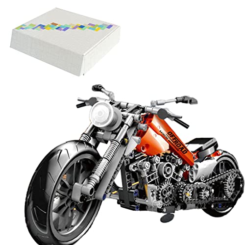 SINI Bloques de construcción para moto Kawasaki Ninja, 436 bloques de fijación para moto de carreras, juego de construcción compatible con Lego Technic