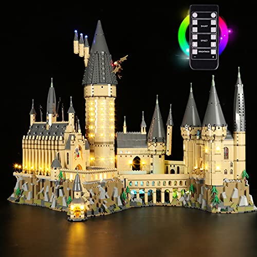 SINI Juego de iluminación LED para 71043 Castillo Hogwarts de Harry Potter, compatible con iluminación LED Lego 71043 (sólo iluminación, sin juego Lego)