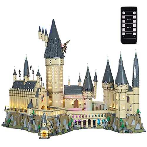 SINI Juego de iluminación LED para 71043 Castillo Hogwarts de Harry Potter, compatible con iluminación LED Lego 71043 (sólo iluminación, sin juego Lego)