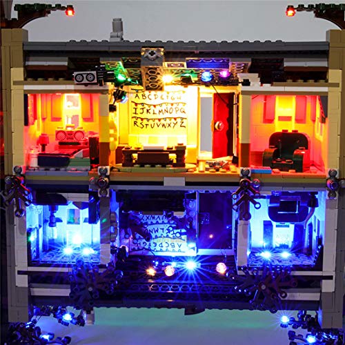 SINI Juego de luces LED para Lego Stranger Things The Upside Down 75810, compatible con Lego 75810 (solo luces, no modelos Lego)