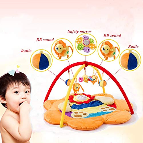 Siuber Baby Play Mat Actividad Gimnasio, Playpad Educativo, Playmat Infantil para el Tiempo de la caída, Juguetes adecuados para niños y niñas de 0 a 3 6 12 Meses