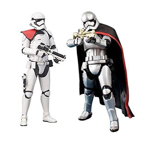 Siyushop Star Wars Episodio 7 The Force Awakens Figura De Acción De Stormtrooper De Primer Orden - Star Wars: Episodio VII: The Force Awakens: Figura De Acción del Capitán Phasma - Paquete De 2