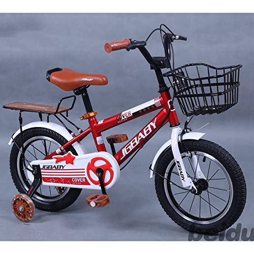 SJSF Y Bicicleta para Niños Niños Y Niñas 3-8 Años Freestyle BMX 12 14 16 18 Pulgadas Rueda De Entrenamiento Flash Bicicleta Bicicleta para Niños,16"