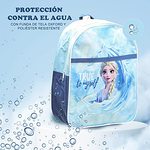 Skyline Mochila Escolar, Frozen, Mochila Infantil para Niños, 25x31x10 CM, Mochila Poliéster+EVA, Material Escolar, Vuelta al Cole, Ideal para Niños