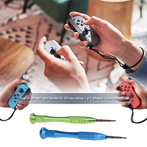 SL SR - Juego de cables flexibles para interruptor de Nintendo Joy-Con con destornilladores cruzados de tres alas para mando Nintendo Switch Joy-Con