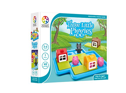 Smart Games - Juego de lógica Los Tres Cerditos Deluxe (SG019)