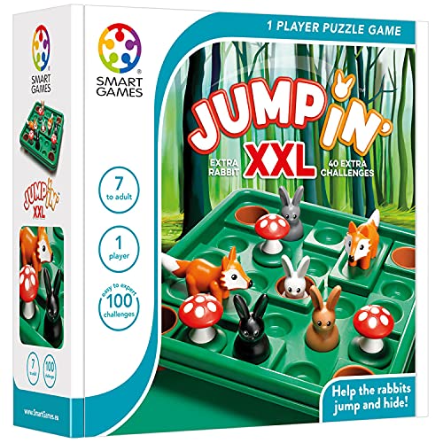 Smart Games Jump In XL, Educativo, Regalos Divertidos, Rompecabezas, Juegos de Mesa para Niños 7-8años o Más, Multicolor (SG421XXL)