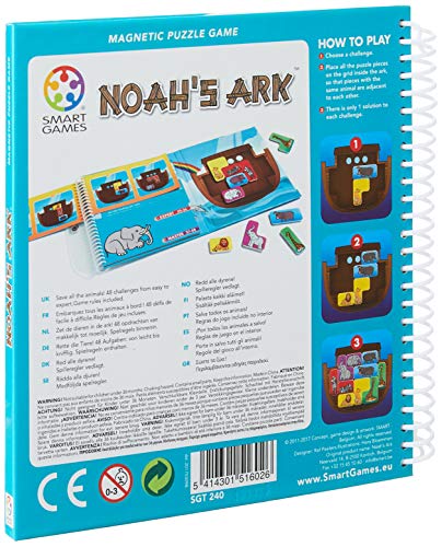 Smart Games- Noah's Ark, surtido: colores aleatorios