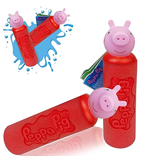 Smart Planet Juego de 2 pistolas de agua de Peppa Pig con 2 pistolas de pulverización de agua de Peppa Pig