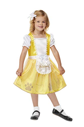 Smiffys 71017T2 Disfraz de Goldilocks para niños, niñas, blanco, edad 3-4 años