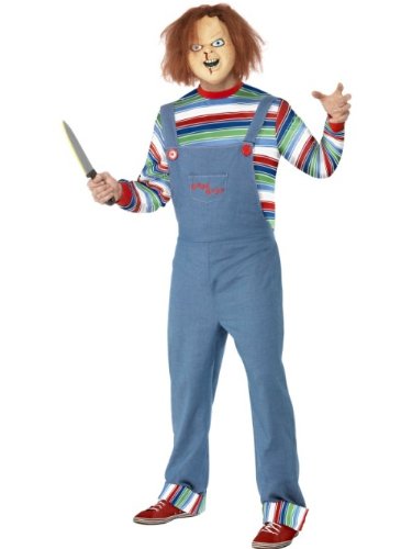 Smiffy's - Disfraz de chucky para hombre, talla M (39965M)