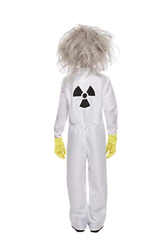 Smiffys Officially Licensed Back to the Future Doc Costume Disfraz oficial, color blanco, L-10-12 Years (52311L)