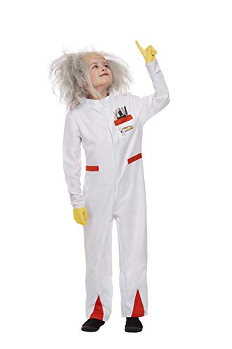 Smiffys Officially Licensed Back to the Future Doc Costume Disfraz oficial, color blanco, L-10-12 Years (52311L)