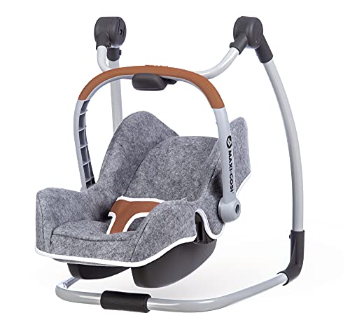 Smoby Maxi-Cosi-Trona para muñecas 3 en 1, Color Gris, (240214)