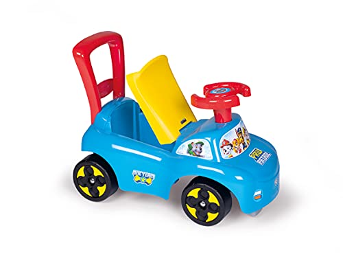 Smoby- Paw Patrol Andador y Correpasillos Todo en Uno, Sistema Antivuelco, Área de Almacenamiento Bajo el Asiento, para Niños a Partir de 10 Meses, Multicolor (720531)