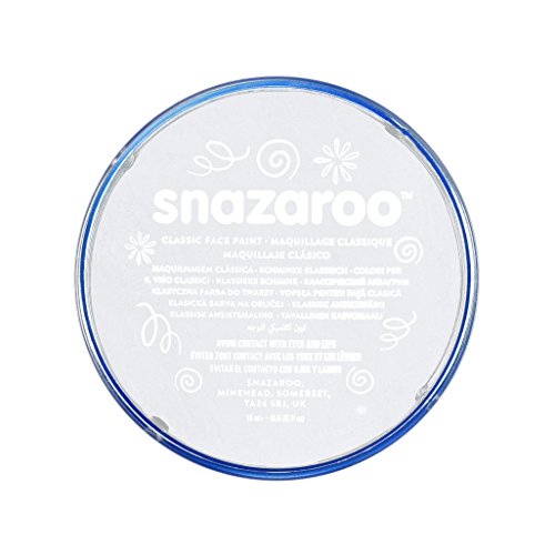 Snazaroo - Maquillaje al agua para cara y cuerpo (75 ml)- color blanco