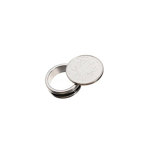 SODIAL(R) Trucos de magia magicos Pro Anillo PK fuerte magnetica mitico Decoracion Tamano 20MM