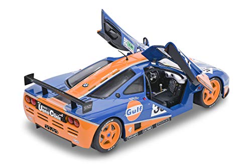 Solido 421185650 McLaren F1#33, GTR de Cuello Corto, 24 h LM 1996, Conductor: Bellm, Lehto, Weaver, Modelo de Coche, Zinc Fundido a presión, Escala 1:18, Color Azul.