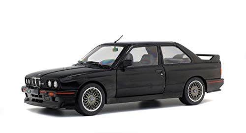 Solido M3 E30-1990 BMW Aucun Coche en Miniatura de colección, Color Negro, Talla única (S1801501)