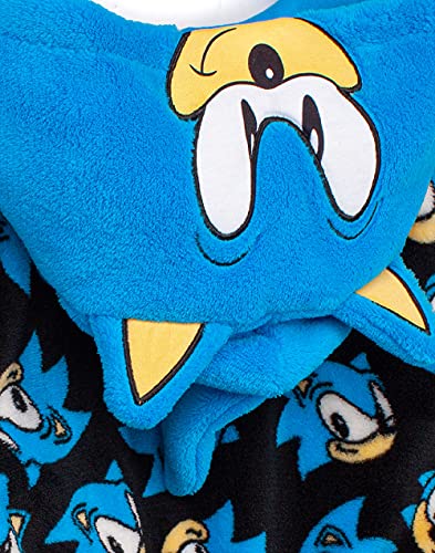 Sonic The Hedgehog Boys Boys Bats Bath-Robe 11-12 años