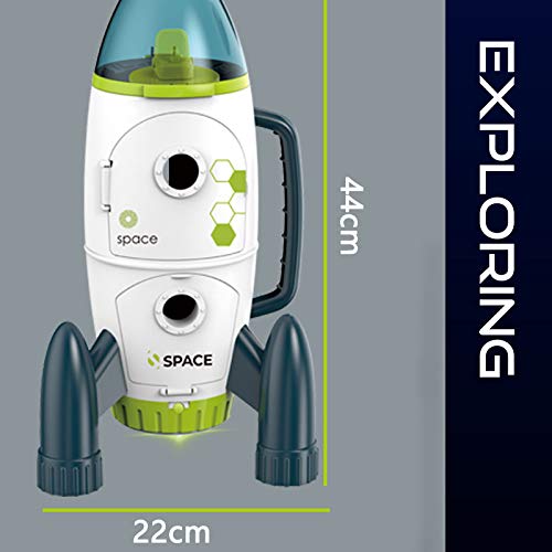 Sonline Modelo Trasbordador Espacial Juguetes de Cohetes Juguetes Espaciales AcúSticos óPticos de EducacióN Temprana, Modelo de Lanzadera, EstacióN Espacial, Juguetes Educativos