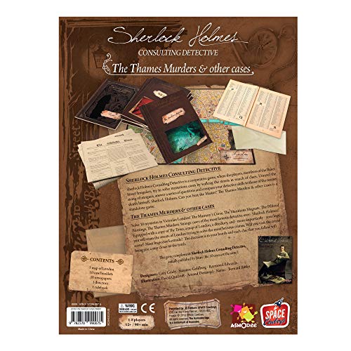 Space Cowboys SHEH03 Juego de mesa del detective privado Sherlock Holmes para resolver asesinatos, importacion ingles