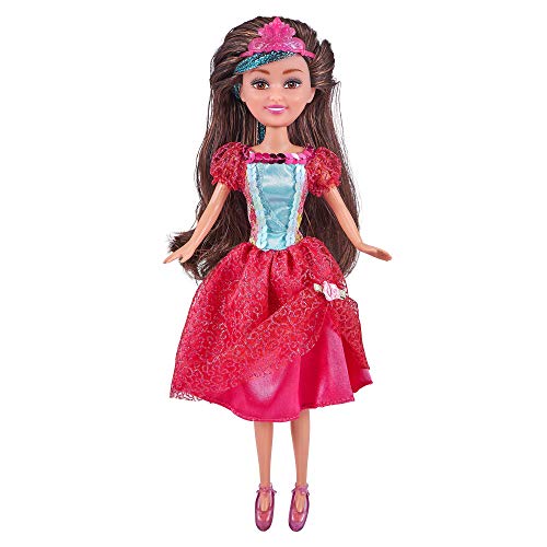 Sparkle Girlz Deluxe - Muñeca de princesa, color rojo