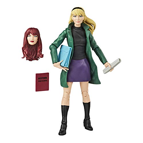 Spider-Man-Hasbro Marvel Legends Series Figura de acción Coleccionable de Gwen Stacy de 6 Pulgadas E9322