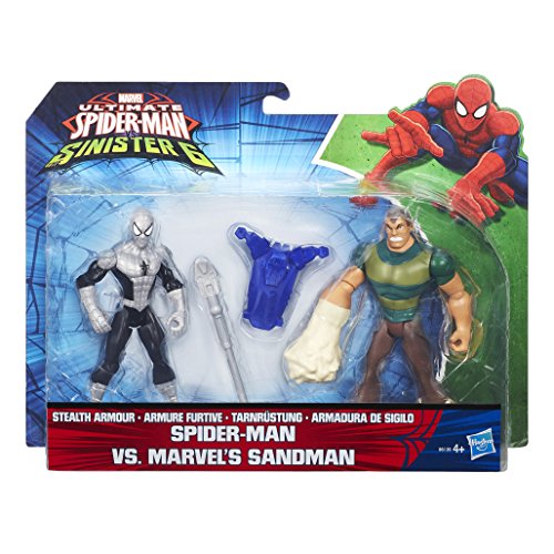 Spider-Man Marvel Ultimate vs The Sinister Six vs Sandman Juguete – Pack de 2