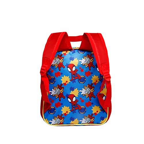 Spiderman Team-Mochila 3D Pequeña, Multicolor