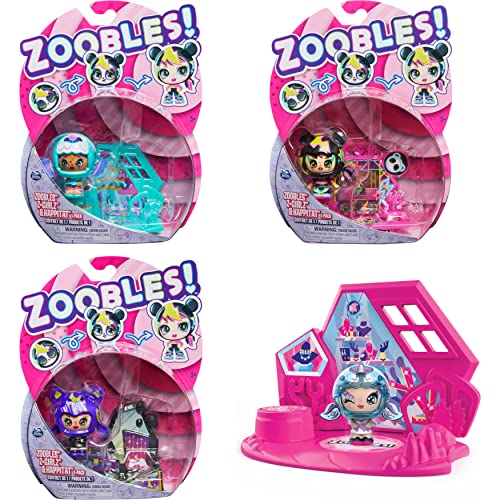 Spin Master Zoobles!: Z-Girlz & Happitat - Luvlee Figure (1-Pack) (20134938), 6061365