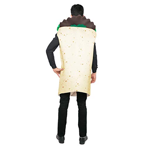 Spooktacular Creations Traje Burrito Hombres Adultos Deluxe Set para Halloween Party up Vestido (x-Large) Blanca