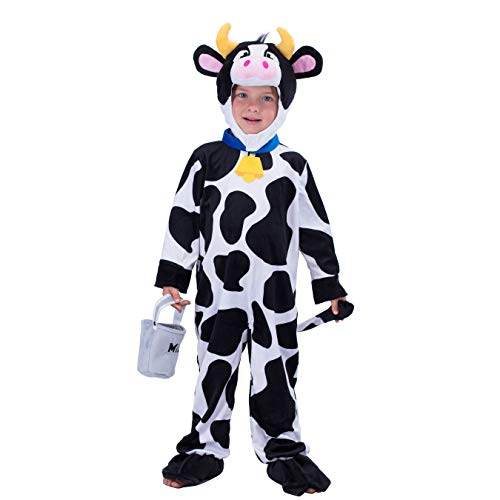 Spooktacular Creations Vaca niño de Vestuario (3t) Blanca