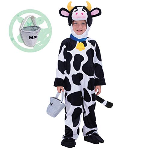 Spooktacular Creations Vaca niño de Vestuario (3t) Blanca