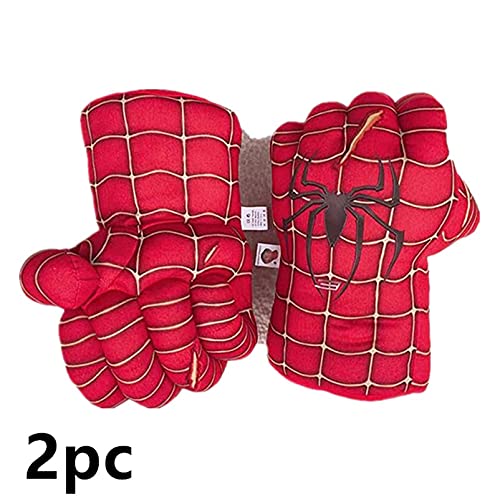 SPOTOR Guantes de Capitán América Niño Vengadores Hulk/Spiderman/Capitán América/Guantes de Thanos Accesorios Cosplay niño niña Halloween superhéroe Juego puño Fiesta Regalo