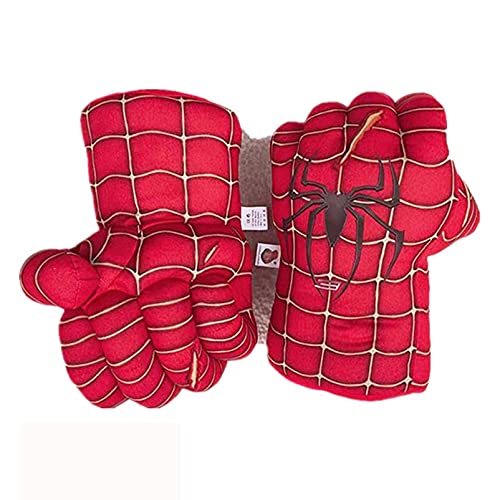 SPOTOR Guantes de Capitán América Niño Vengadores Hulk/Spiderman/Capitán América/Guantes de Thanos Accesorios Cosplay niño niña Halloween superhéroe Juego puño Fiesta Regalo