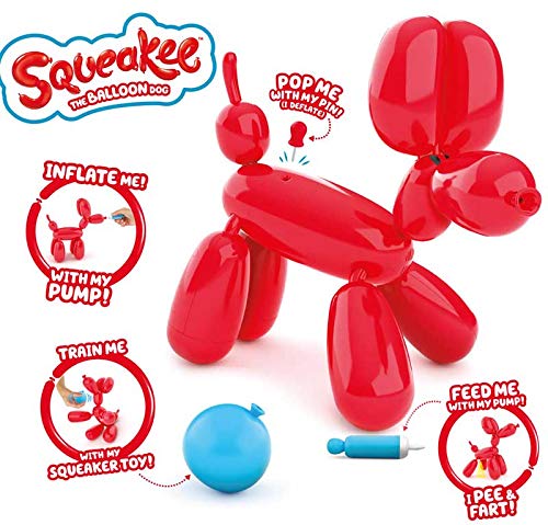 Squeakee de ballonhond - El perro de globo electrónico lleno de personalidad, está lleno de trucos y sonidos, un artículo imprescindible.