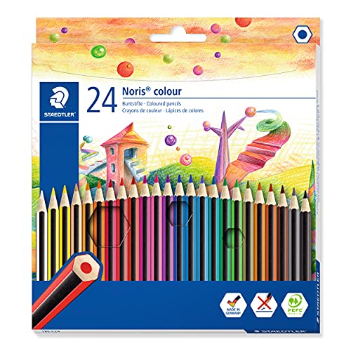 Staedtler 185 C24 - Lápices de colores (24 unidades) Multicolor