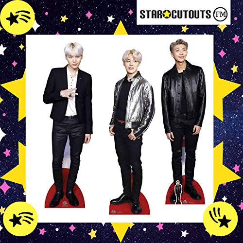 STAR CUTOUTS- Bangtan Boys Red Jacket Jeon_Jungkook (Star Mini) 90 cm de alto, Multicolor (CS903)