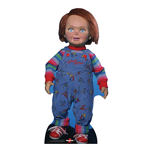 Star Cutouts SC1326 Good Guys Doll Chucky Child's Play - Recorte de cartón de tamaño natural perfecto para Halloeen, amigos y fans, multicolor, 75 x 35 x 35 cm