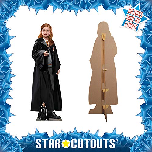 Star Cutouts SC1482 Ginny Weasley Harry Potter Personaje Hogwarts, Fans de Fiestas mágicas Altura 168 cm