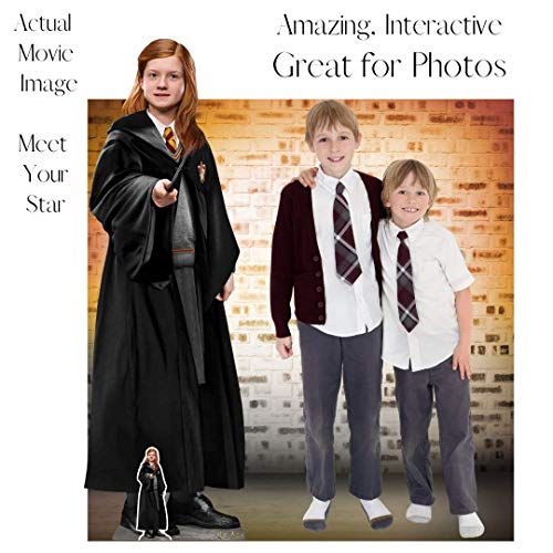 Star Cutouts SC1482 Ginny Weasley Harry Potter Personaje Hogwarts, Fans de Fiestas mágicas Altura 168 cm