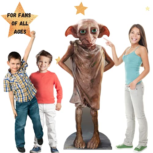 Star Cutouts SC1483 Dobby Star Mini Personaje de Harry Potter Hogwarts, Fiestas mágicas Fans Altura 98 cm