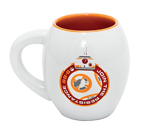 Star Wars BB-8 - Taza Oval de cerámica en Paquete Regalo 11 cm (500 ml)