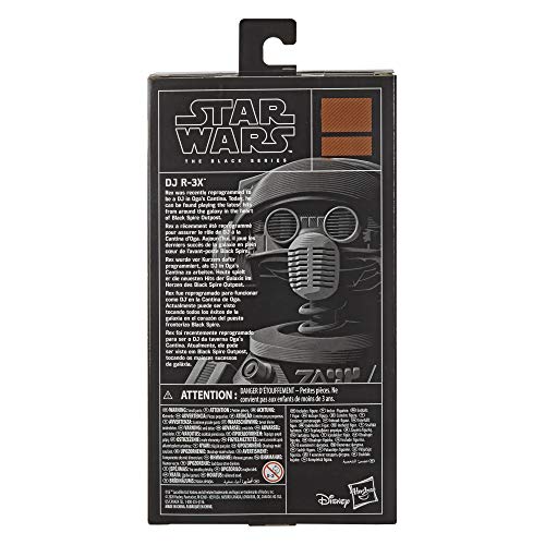 Star Wars Black Series Galaxys Edge Figura DJ R 3X (Hasbro E96255L0)