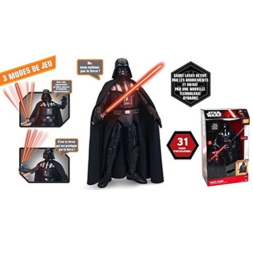 Star Wars - Classic Saga Interactive Darth Vader, de 45 cm (Giochi Preziosi 13431), Italiano