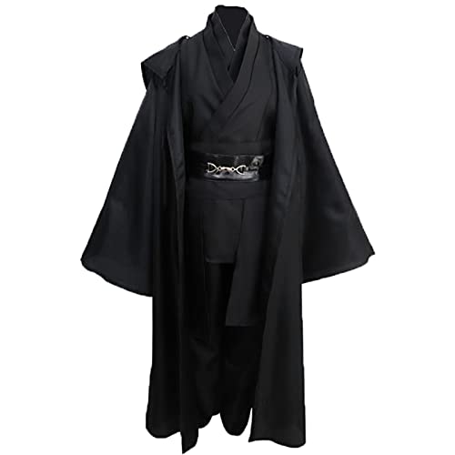 Star Wars Darth Maul Cosplay Costume Jedi Knight Cos con Cape (Color : Black, Size : M)